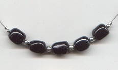 Black Agate Necklace, click for larger picture