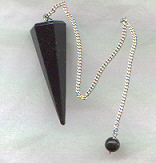 black agate pendulum
