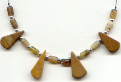 Rhodonite Necklace, click for larger picture