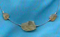 Citrine Natural Necklace, click for larger picture