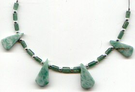 Rhodonite Necklace, click for larger picture
