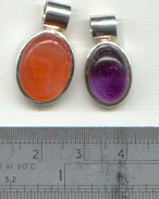 oval crystal pendants, click for larger picture