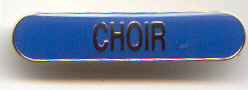 Choir  Enamel Badge