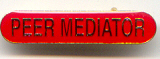 Peer Mediator Enamel Badge