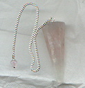 rose quartz pendulum