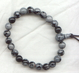snowflake obsidian power bracelet.