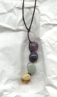 upper chakra necklace style 2, click for larger picture